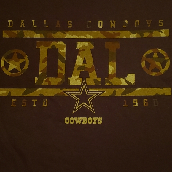 DALLAS COWBOYS Men's Black Long Sleeve DAL Camo ( 2XL ) - Picture 2 of 4